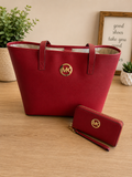 Michael Kors tote bag +matching wallet set